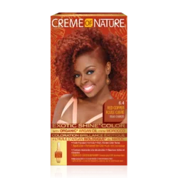 Creme Of Nature Argan Oil Exotic Shine Permanent Hair Colour Kit - Red Copper