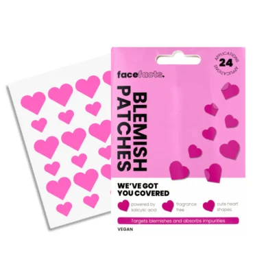 Face Facts Hydrocolloid Blemish Patches - Hearts, 24 Ct