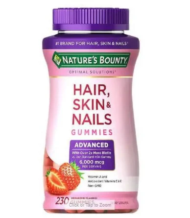 Nature’s Bounty Advanced Hair, Skin & Nails Gummies, 230 Ct