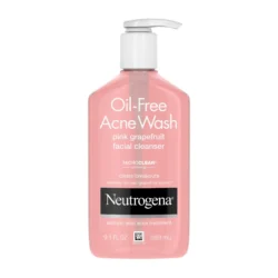Neutrogena Oil-Free Pink Grapefruit Acne Face Wash, 9.1oz