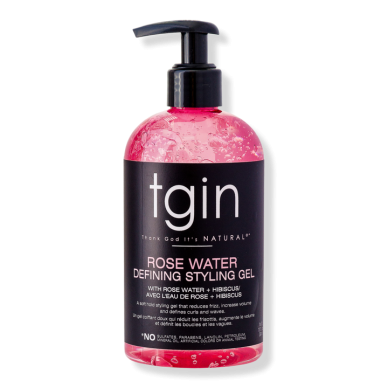 Tgin Rosewater Curl Defining Styling Gel – 13 oz.