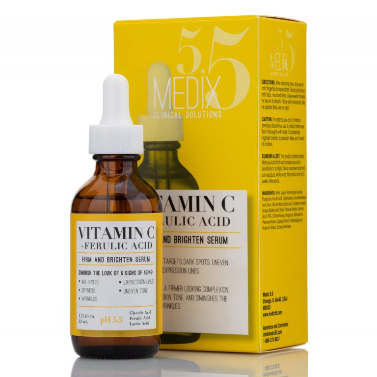 Medix 5.5 Vitamin C + Ferulic Acid Skin Brightening Serum – 1.75 fl oz ...