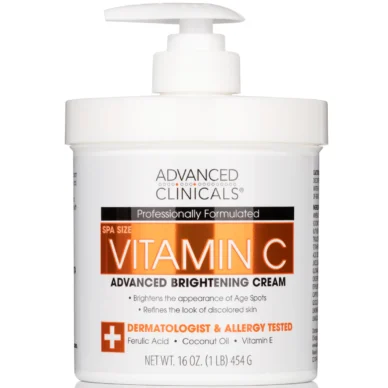 Advanced Clinicals Vitamin C Brightening Face & Body Cream