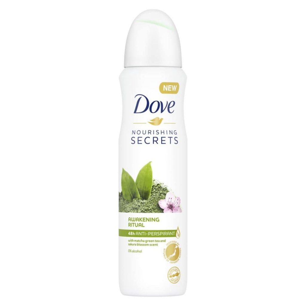 Dove Matcha Green Tea & Sakura Blossom Scent Antiperspirant Deodorant ...