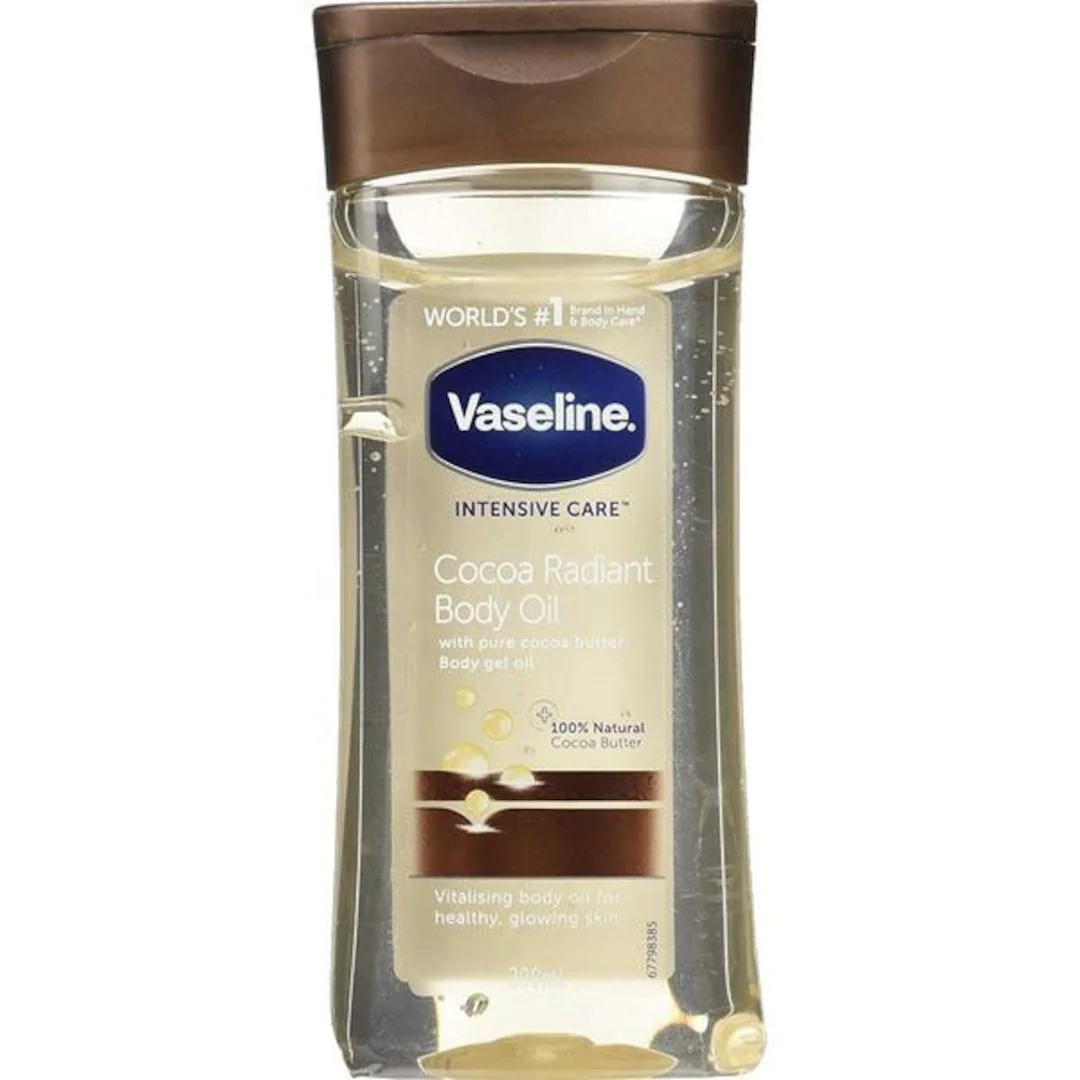 Vaseline Intensive Care Cocoa Radiant Body Gel Oil Scented - 6.8