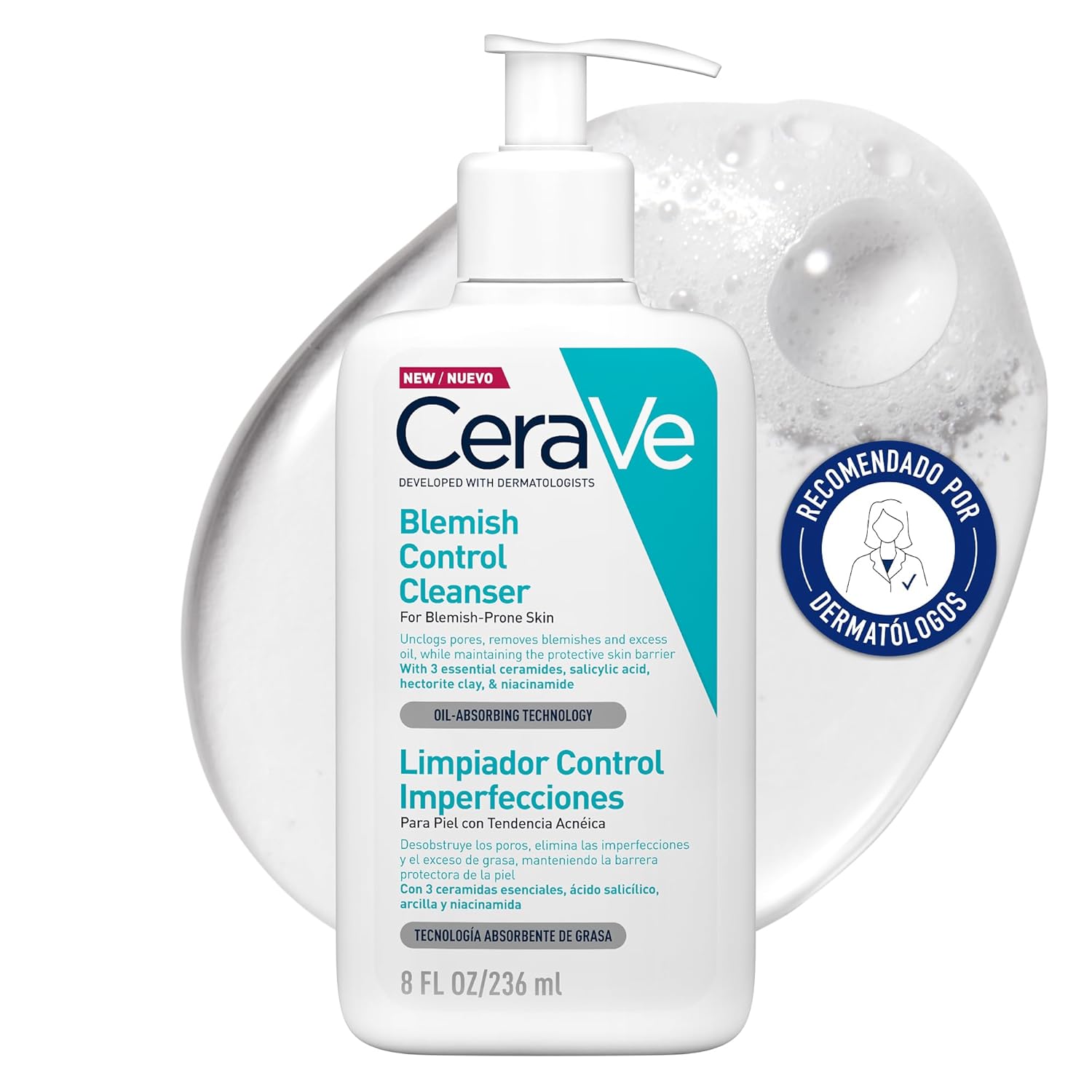 Cerave Blemish Control Cleanser, 8 oz