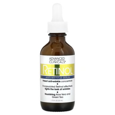 Advanced Clinicals Retinol Anti-Wrinkle Face Serum - 1.75 oz.