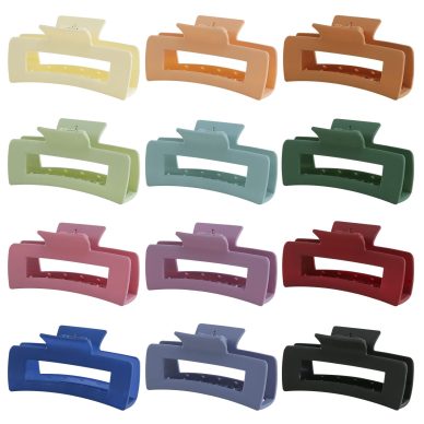 Medium Square Claw Clip - Green (1 Pc.)