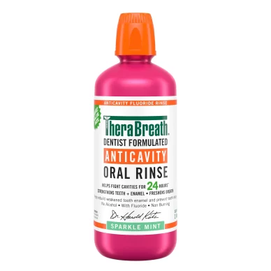 Therabreath Anticavity Oral Rinse - Sparkling Mint 16 oz.