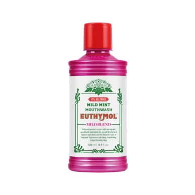 Euthymol 0% Alcohol Mouthwash “Mild Mint” - 16.9 oz.