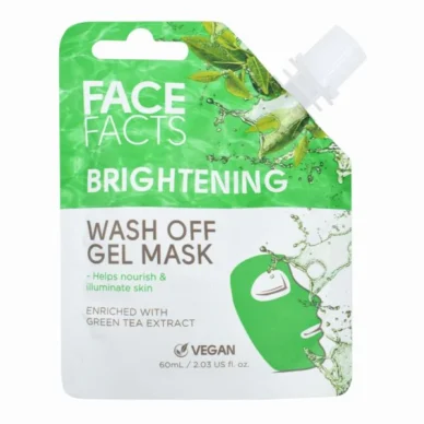 Face Facts Brightening Wash Off Gel Mask, 60ml