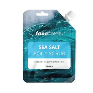 Face Facts Sea Salt Body Exfoliating Scrub, 50 g.