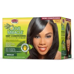 African Pride Olive Miracle No-Lye Relaxer, Regular