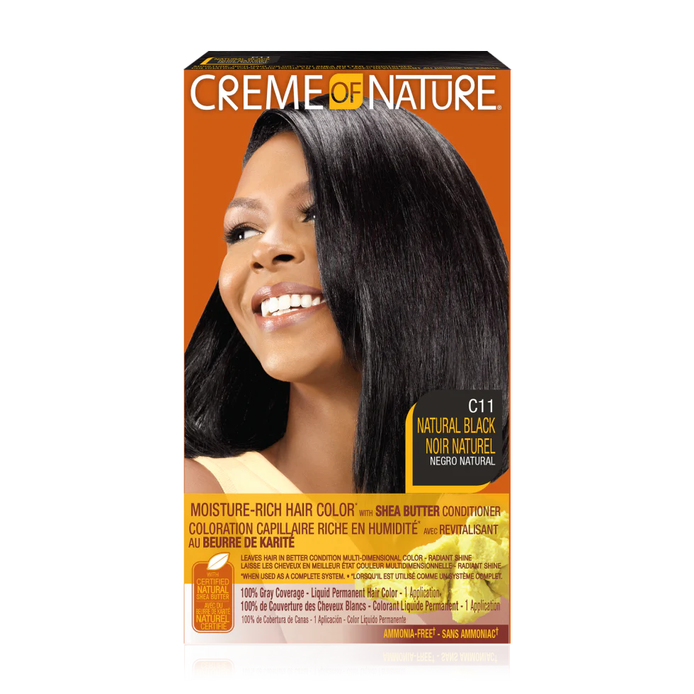 Creme of Nature Moisture-Rich Hair Color, C11 Natural Black