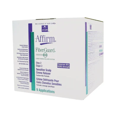 Affirm FiberGuard Sensitive Scalp Relaxer, 9-Pc