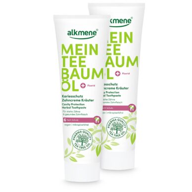 Alkmene My Tea Tree Oil + Fluoride Cavity Protection Toothpaste, 100ml