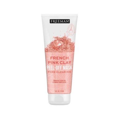 Freeman French Pink Clay Pore Clearing Peel Off Mask, 6 oz