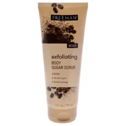 Freeman Exfoliating Body Sugar Scrub | Coffee, 175ml / 6 oz