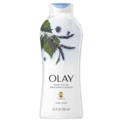 Olay Fresh Outlast Body Wash, Notes of Birch Water & Lavender, 22oz