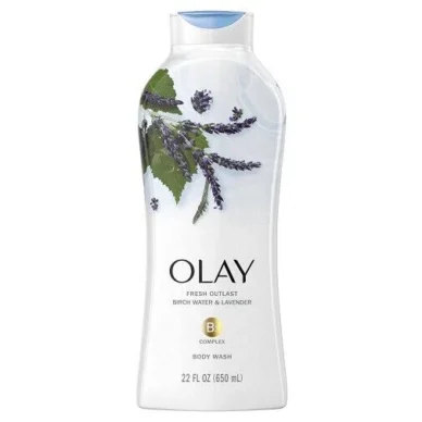 Olay Fresh Outlast Body Wash, Notes of Birch Water & Lavender, 22oz
