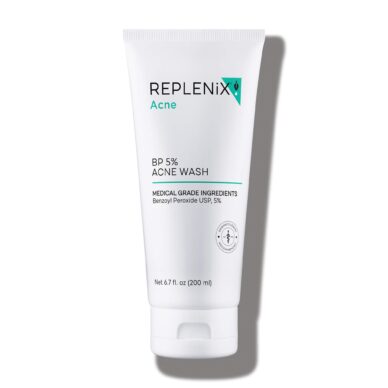 Replenix BP 5% Acne Wash + Aloe Vera, 6.7 oz / 200ml