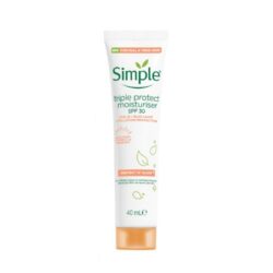 Simple Protect 'n' Glow Triple Protect Moisturiser SPF 30, 40ml