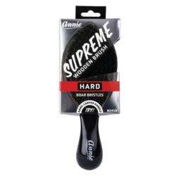Annie Supreme Club Brush Hard Boar Bristles, Short Handle