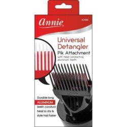 Annie Universal Fit Detangler Hair Dryer Pik / Attachment, 1 Pc