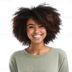 beautiful-african-american-girl-illustration-ai-generative-png