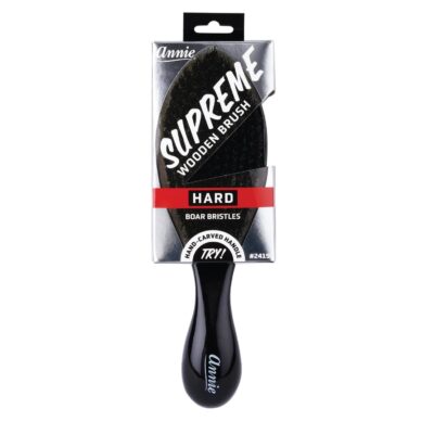 Annie Supreme Wave Brush Hard Boar Bristles, Long Handle