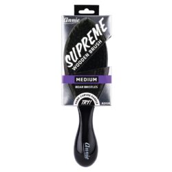 Annie Supreme Wave Brush Medium Boar Bristles, Long Handle