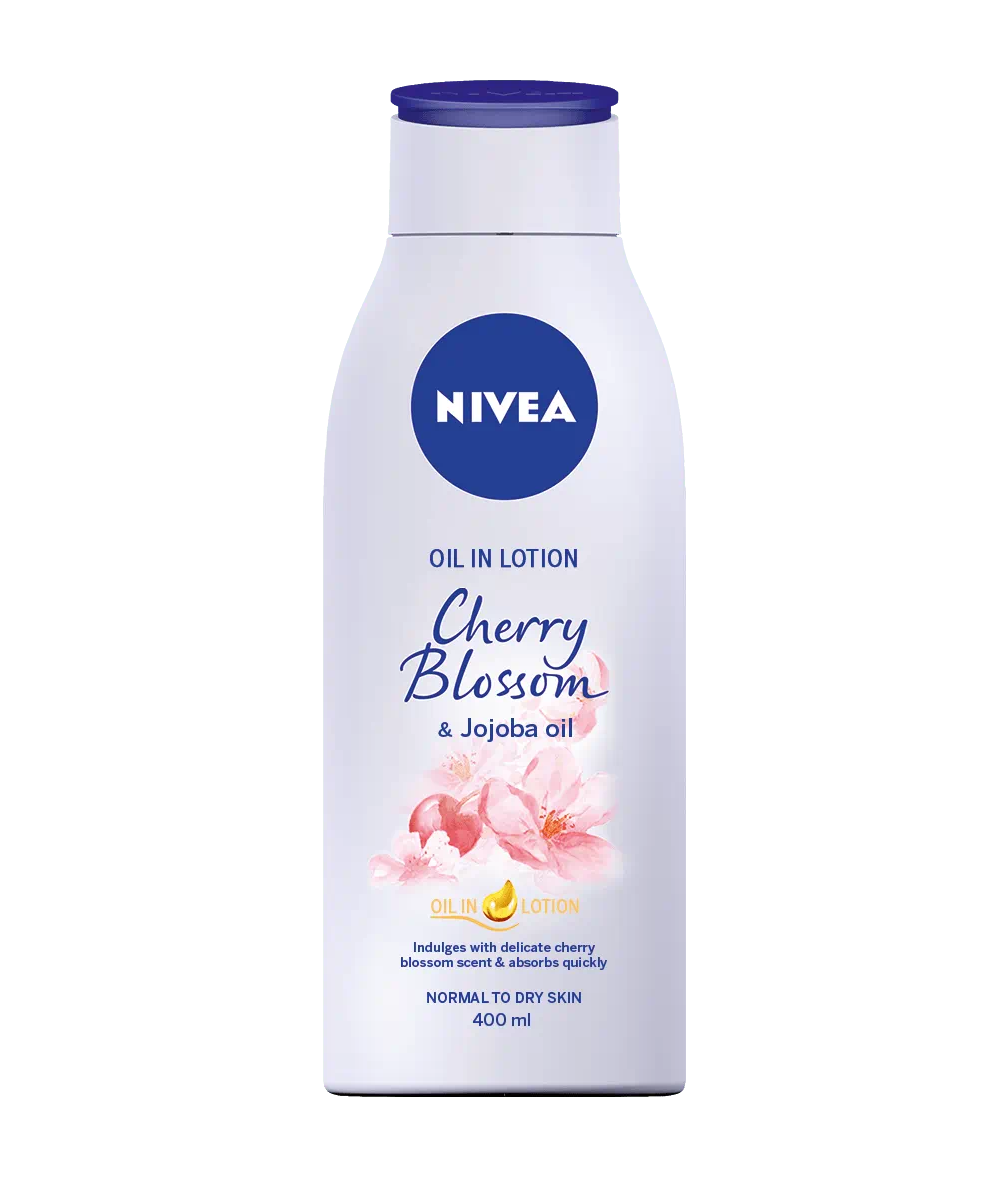 Nivea Cherry Blossom & Jojoba Oil Infused Body Lotion, 400ml