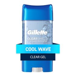 Gillette ClearShield Cool Wave Clear Gel Men's Antiperspirant / Deodorant, 3.8 oz.