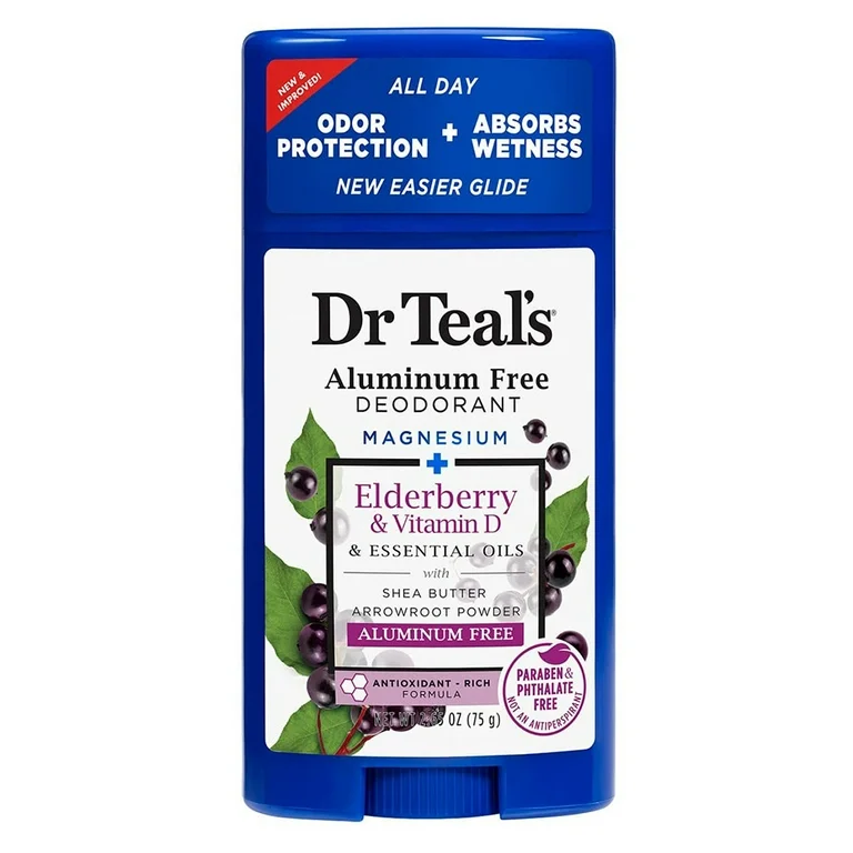 Dr Teal's Aluminum Free Deodorant "Elderberry & Vitamin D"