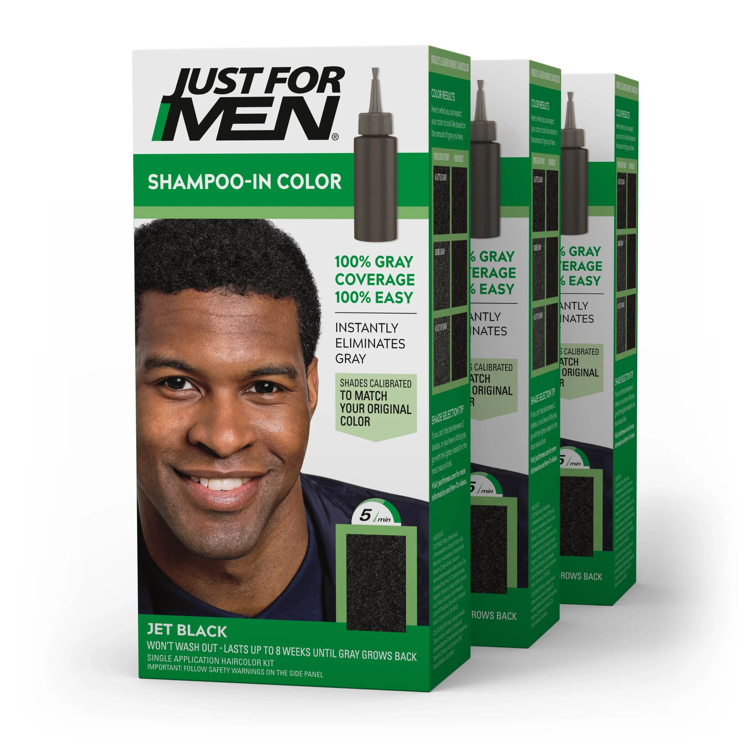 Just For Men Shampoo-In Color, Jet Black