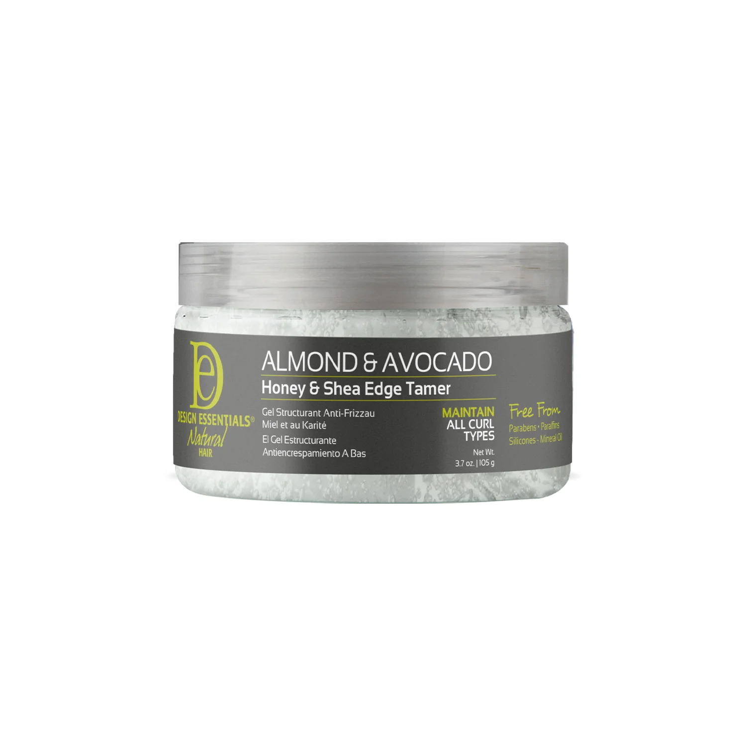 Design Essentials Almond & Avocado Honey & Shea Edge Tamer, 3.7oz