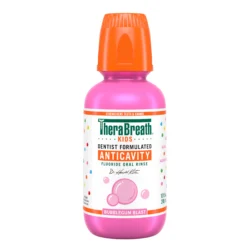 TheraBreath Kids Anticavity Oral Rinse - Bubblegum Blast, 10oz