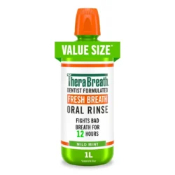 TheraBreath Fresh Breath Oral Rinse - Mild Mint,1 Litre
