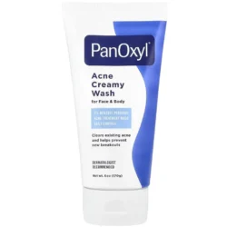 PanOxyl Acne Creamy Wash Benzoyl Peroxide 4%, Daily Control