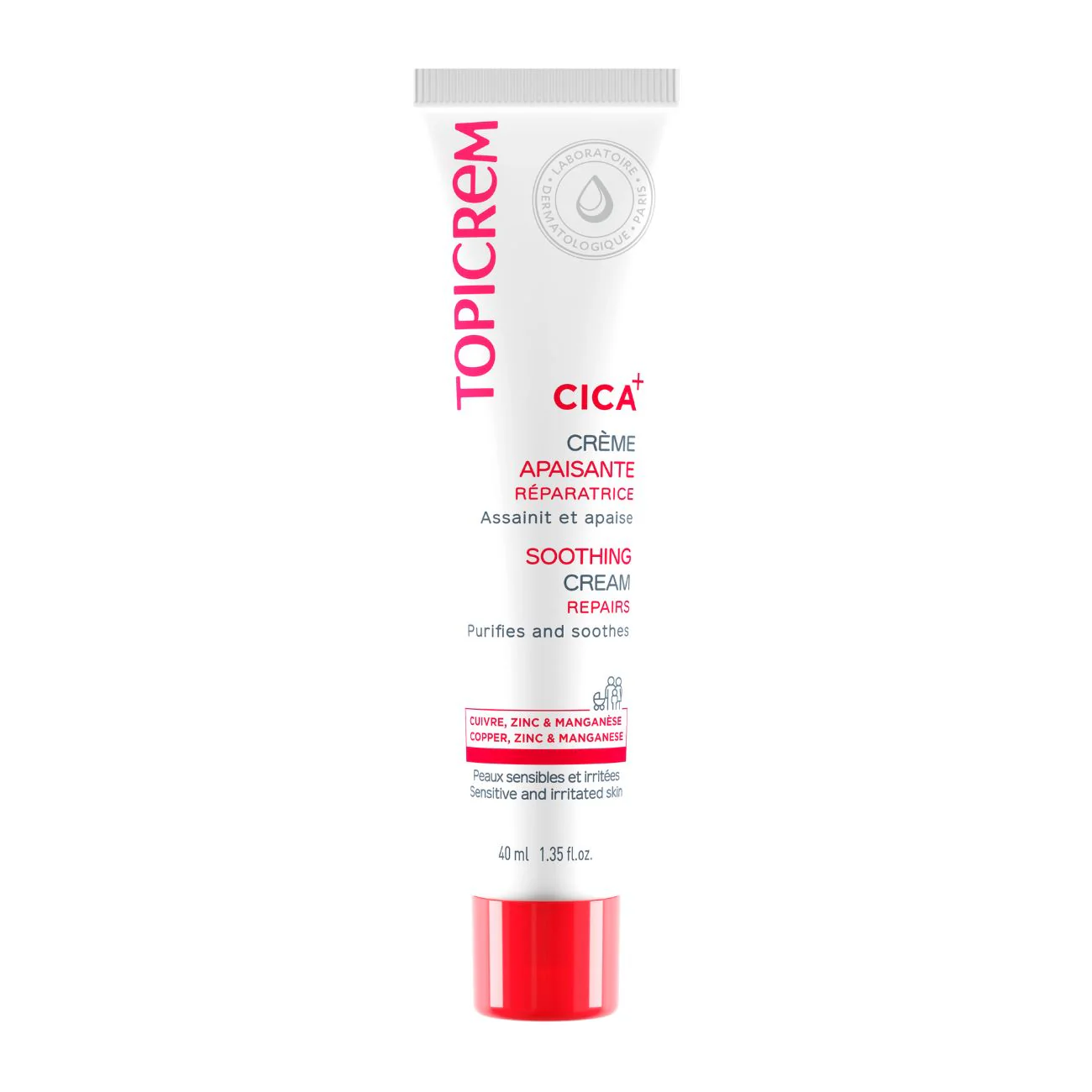 Topicrem Cica+ Soothing Cream, 40ml