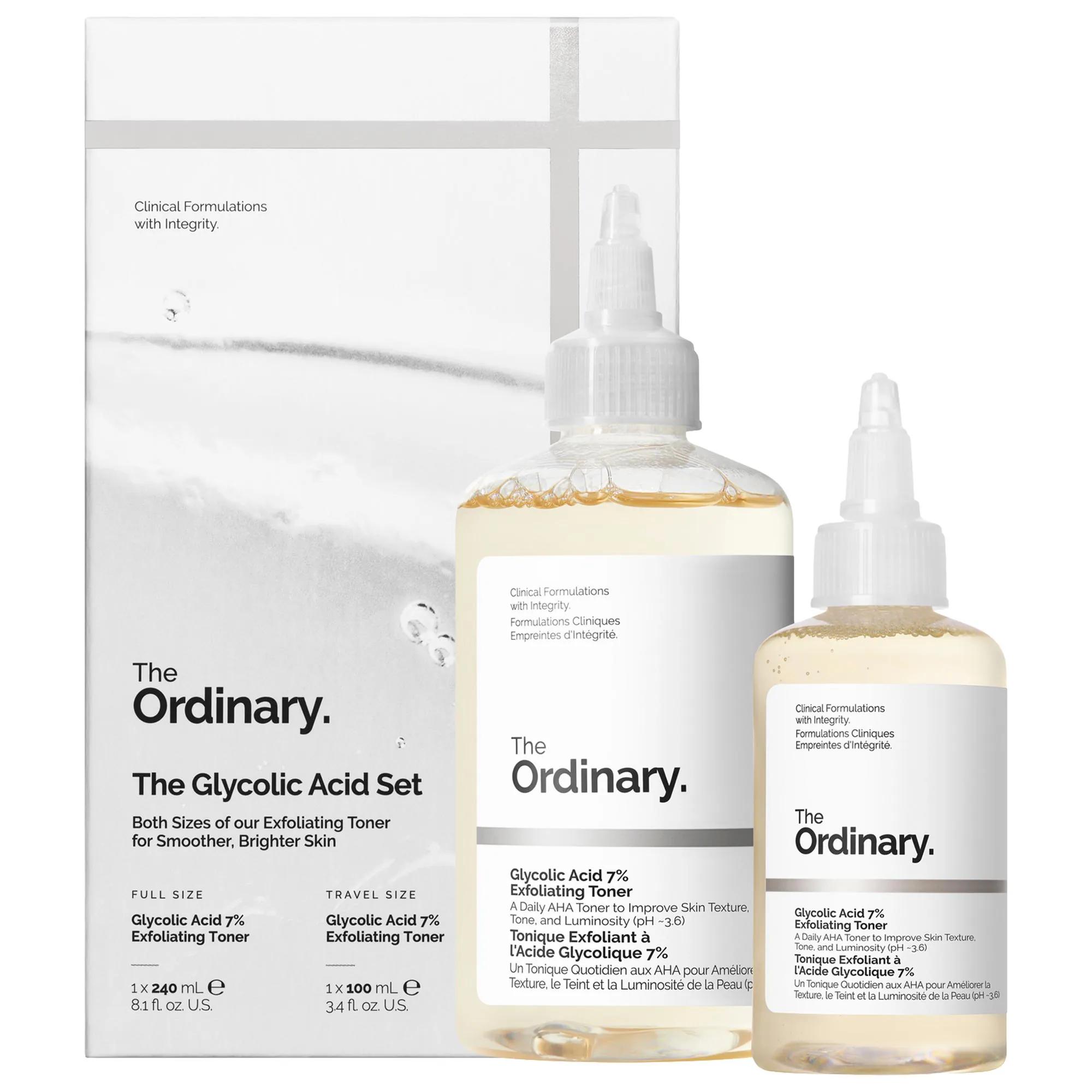 The Ordinary Glycolic Acid 7% Exfoliating Toner Set