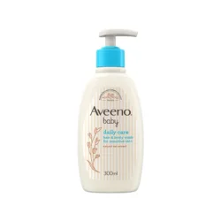 Aveeno Baby Daily Moisture Wash & Shampoo, 300ml