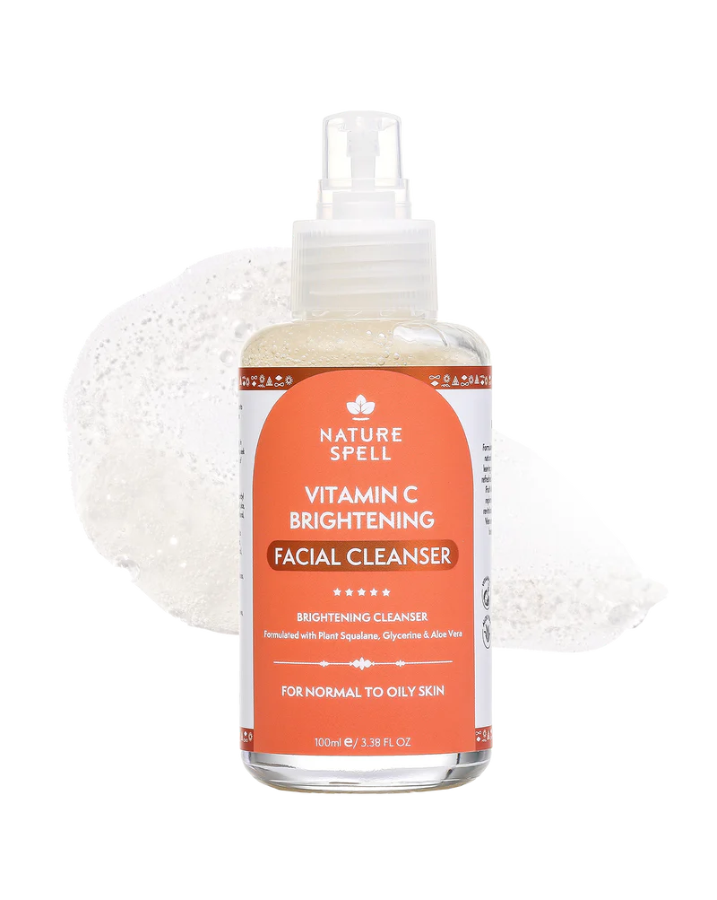 Nature Spell Vitamin C Brightening Facial Cleanser, 100ml