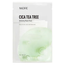 Nacific Cica Tea Tree Relaxing Sheet Mask, 1 Pc