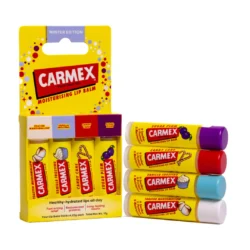 Carmex Moisturizing Lip Balm, Winter 4 Pack