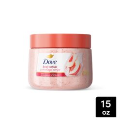 Dove White Peach & Crushed Rice Body Scrub, 15oz