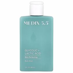 Medix Glycolic + Lactic Acid Body Wash, 3oz / 89ml Travel Size