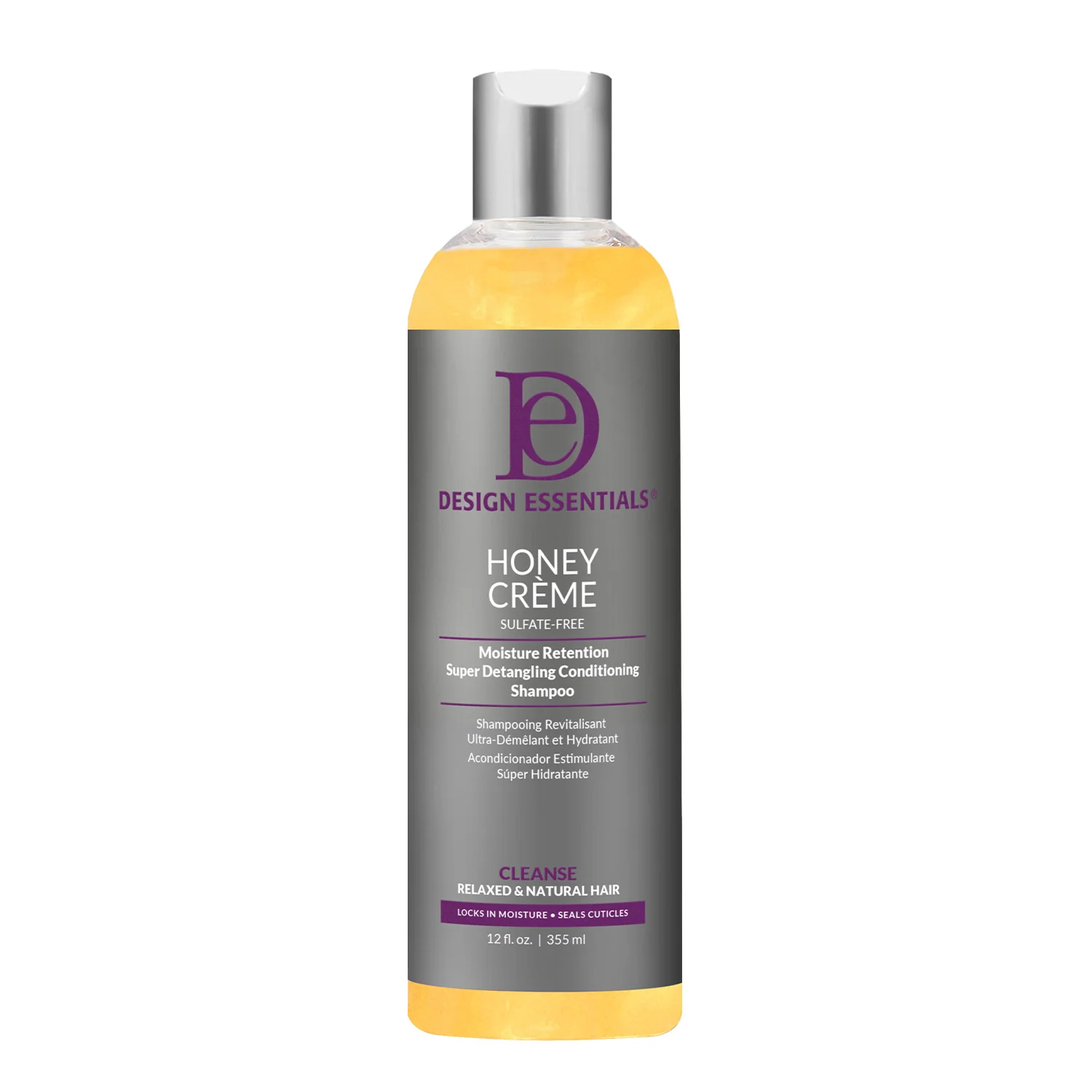 Design Essentials Honey Moisture Retention Super Detangling Shampoo, 12oz