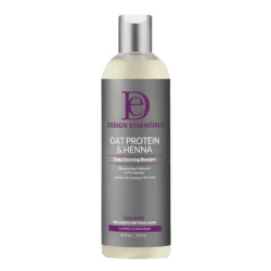 Design Essentials Oat Protein & Henna Deep Cleansing Shampoo, 12 oz