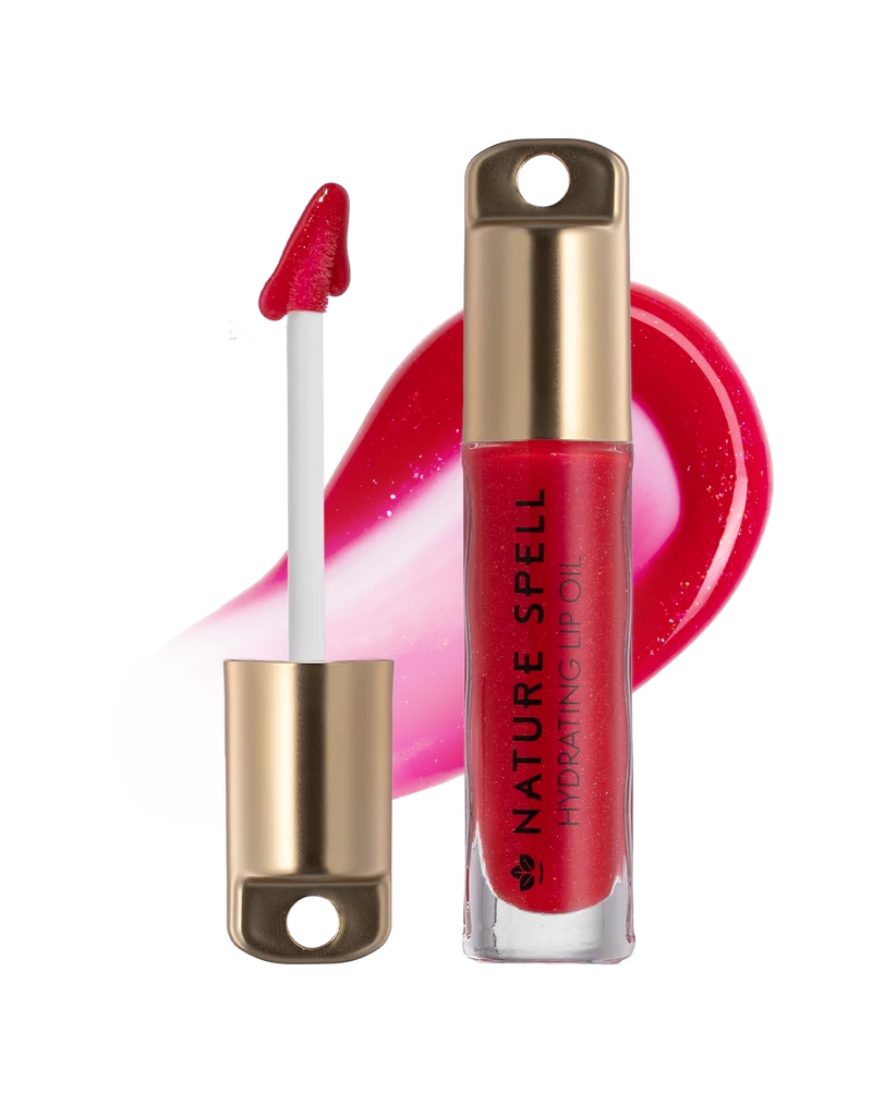 Nature Spell Hydrating Lip Oil - Parisian Cherry Night